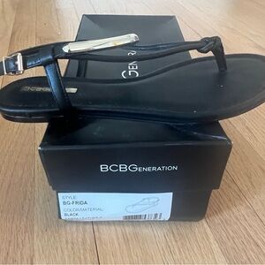 BCBGeneration Women's Black Sandals